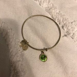 ALEX AND ANI August birthstone (peridot) bracelet